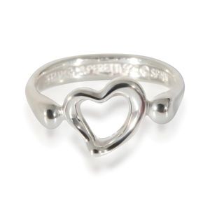 Tiffany & Co. Elsa Peretti Sterling Silver Open Heart Ring